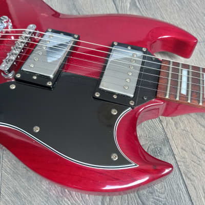 Westfield E2000 SG Electric Guitar in Cherry Red image 3