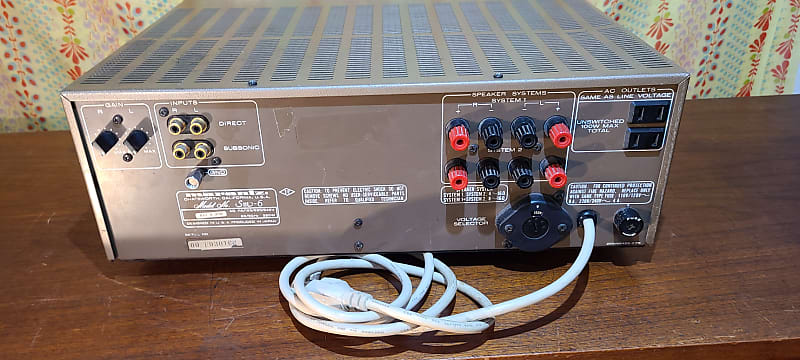 Fully Restored Marantz ESOTEC SM-6 Stereo Power Amplifier