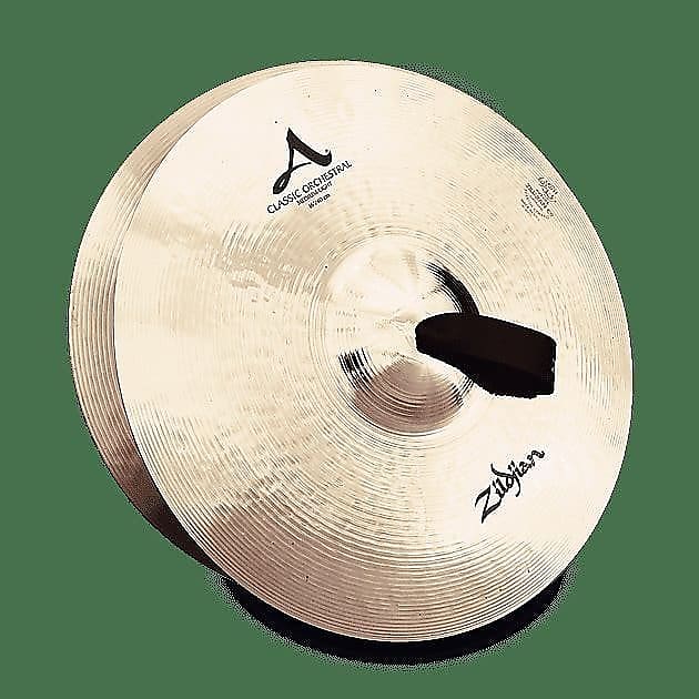 Zildjian A0767 20" A Zildjian Classic Orchestral Selection Medium-Light Hand Crash Cymbals (Pair) image 1
