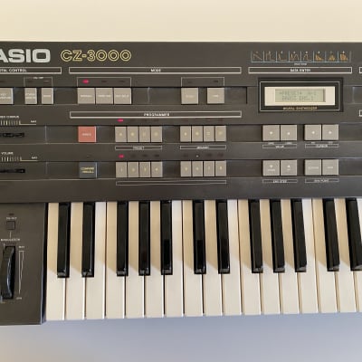 Casio CZ-3000 61-Key Synthesizer 1986 - Black image 2