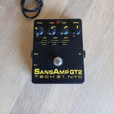 Tech 21 SansAmp GT2 Tube Amp Emulation Pedal