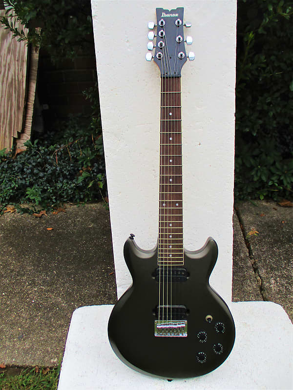 Ibanez AX 7221 7 String Guitar, 1991, Made In Korea, Pewter