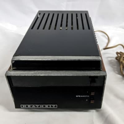 RARE Vintage Heathkit Power Amplifier AA-1506 Black/Woodgrain 1975