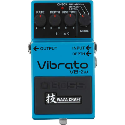 Reverb.com listing, price, conditions, and images for boss-vb-2w-vibrato-waza-craft
