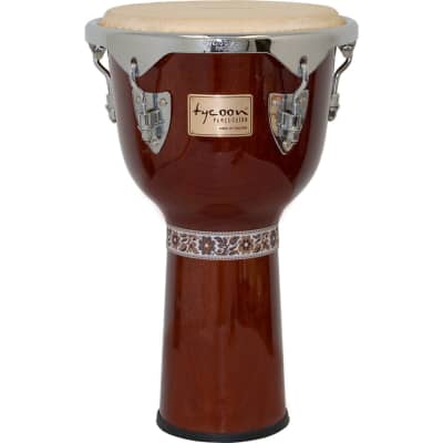 Tycoon Percussion Ngoma Drum with Kente Cloth Finish | Reverb