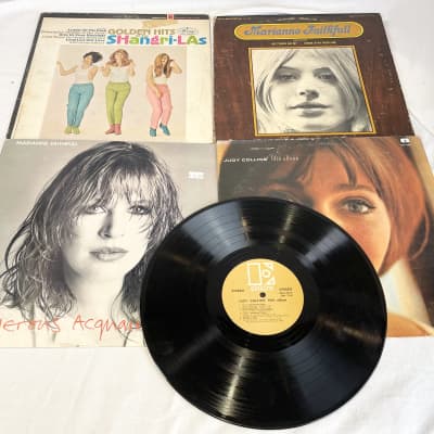 Lot of 4 Used Vinyl LP Records - Sixties 1960s -  Marianne Faithfull, Judy Collins, Shangri-Las image 1