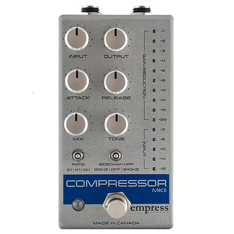 Empress Effects Compressor エフェクター Amazon.com: Empress Effects Bass Compressor Effects Pedal, Blue