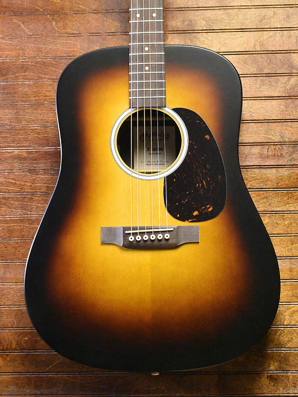 Martin D-X2E Dreadnought Acoustic-Electric Guitar - BURST | Reverb