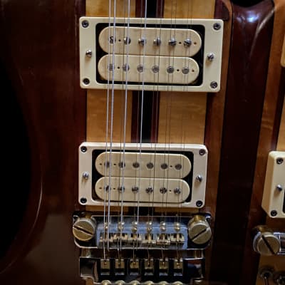 Ribbecke Double Neck 6 and 12 String Rock’n Electric Guitar  1981 Natural image 8