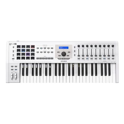 Arturia KeyLab 49 MKII USB MIDI Controller (White) - Includes FREE Pigments Software instrument image 2