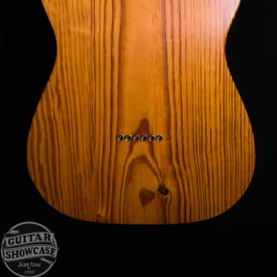 Fender 2004 Masterbuilt John English Telecaster Thinline Guitar- Pine/Leather image 7