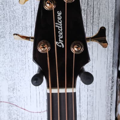 Breedlove Solo Pro Concerto Edgeburst Bass Acoustic Electric Bass Guitar w Case image 13