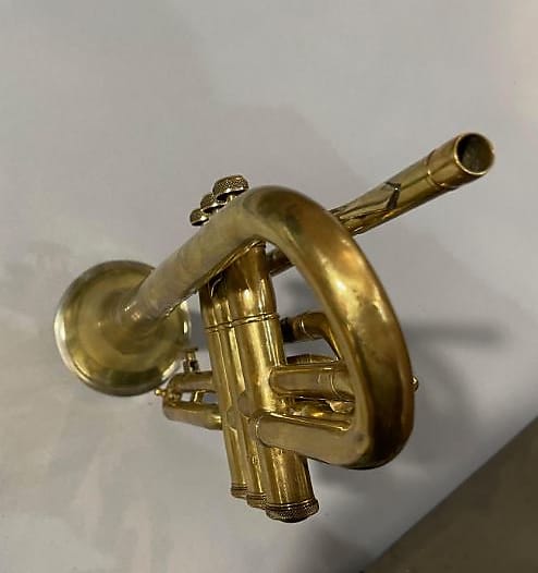 Pioneer long cornet 1940-41 - raw brass