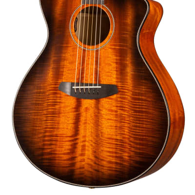 Breedlove Jeff Bridges Oregon Concerto CE Acoustic-Electric Guitar - Bourbon Myr image 1