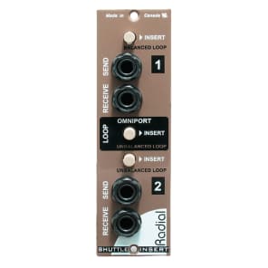 Radial Shuttle Insert 500 Series Effects Routing Module
