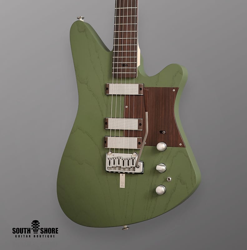 Tao Guitars Sutorato “U-A-M”, 2024 - Lincoln Green (black filled pores) w/ ABM 2-Point Trem. NEW (Authorized Dealer) image 1