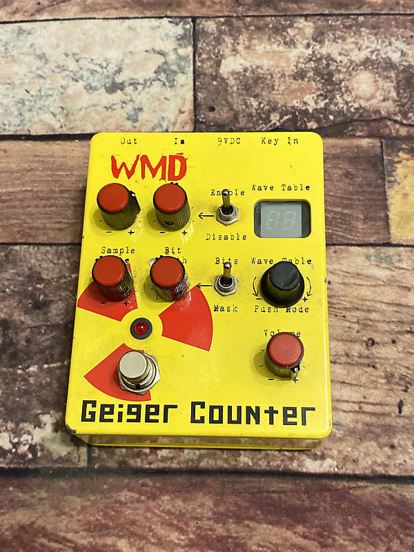 WMD Geiger Counter Digital Destruction Guitar Pedal | Reverb