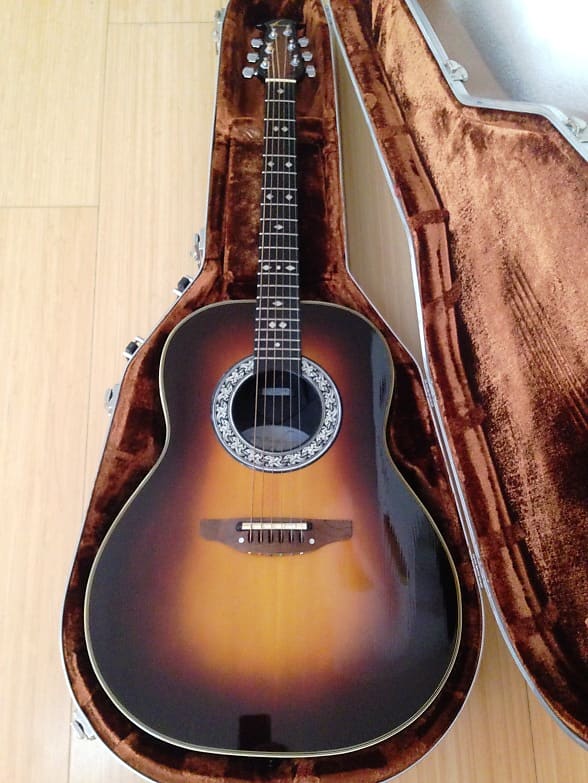 1982 Ovation USA 1612 Custom Balladeer Acoustic Electric Guitar w/ OHSC  Glen Campbell Prestine Shape