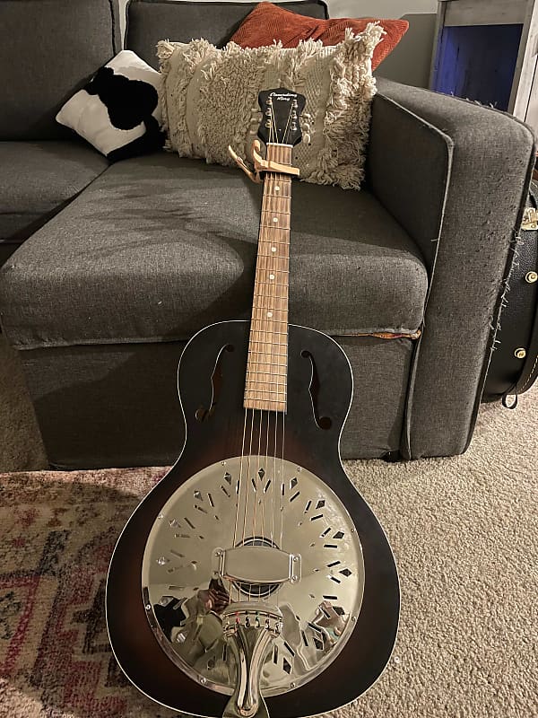 Recording King Resonator Black Reverb