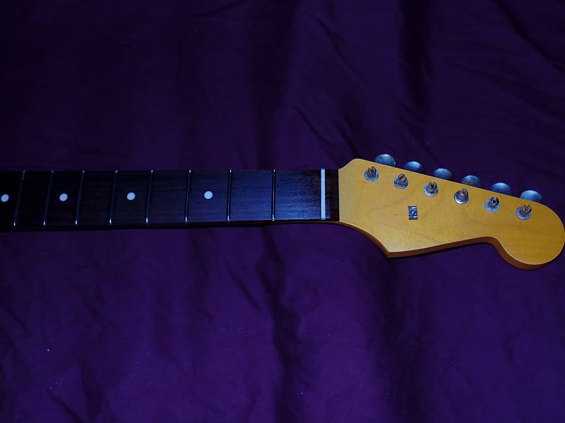 1950s hand finished relic vintage  22 fret 12 C shaped Stratocaster Allparts Fender Licensed rosewood neck image 1