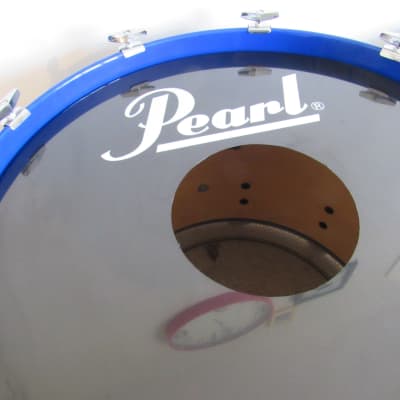 Pearl Session Elite Drum Kit Blue Lacquer 22/12/13/16 image 18