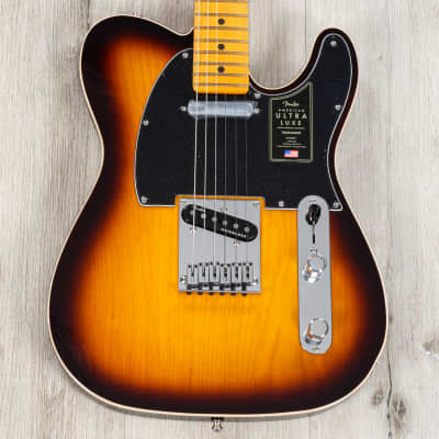 Fender Ultra Luxe Telecaster Guitar, Maple Fretboard, 2-Color Sunburst image 2