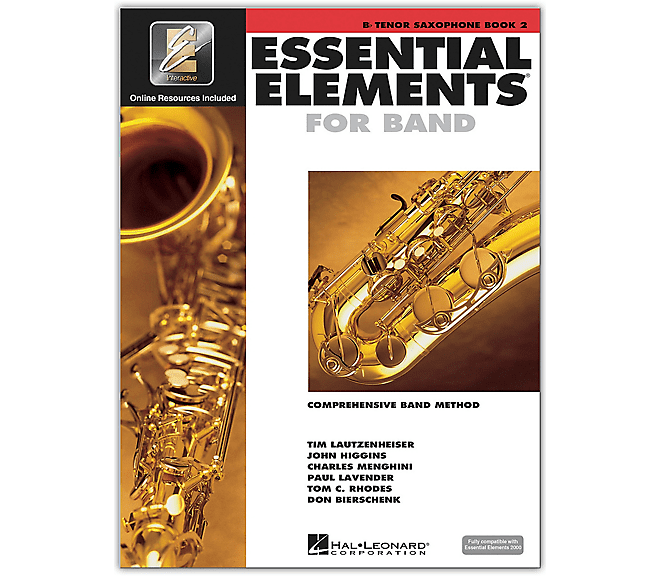 Essential Elements Book 2- Tenor Sax <HL00862595> Hal Leonard image 1