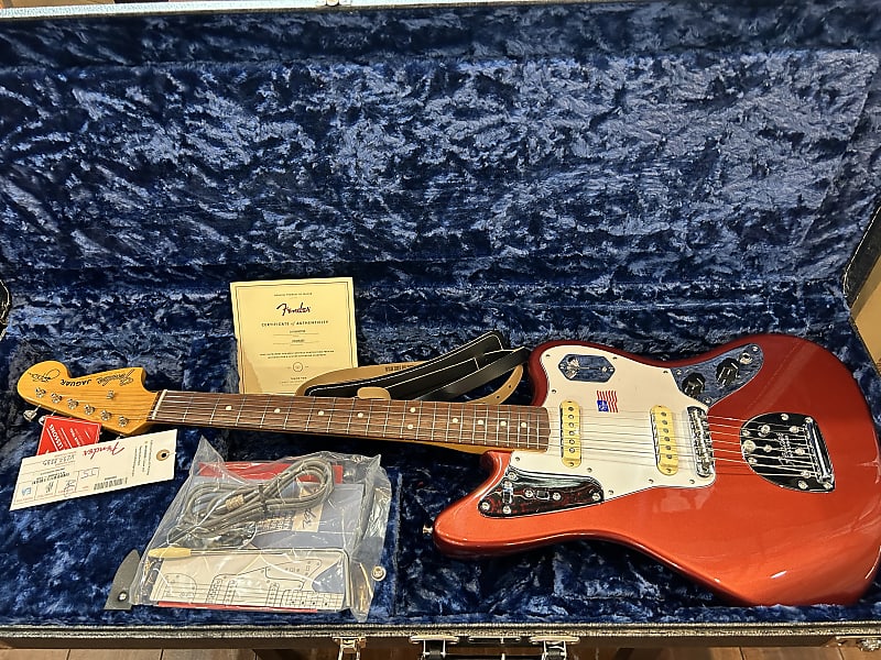 Fender Johnny Marr Signature Jaguar Metallic KO #V2328385  8lbs  10.1oz image 1
