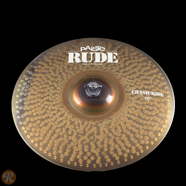Paiste 16" RUDE Crash / Ride Cymbal image 1
