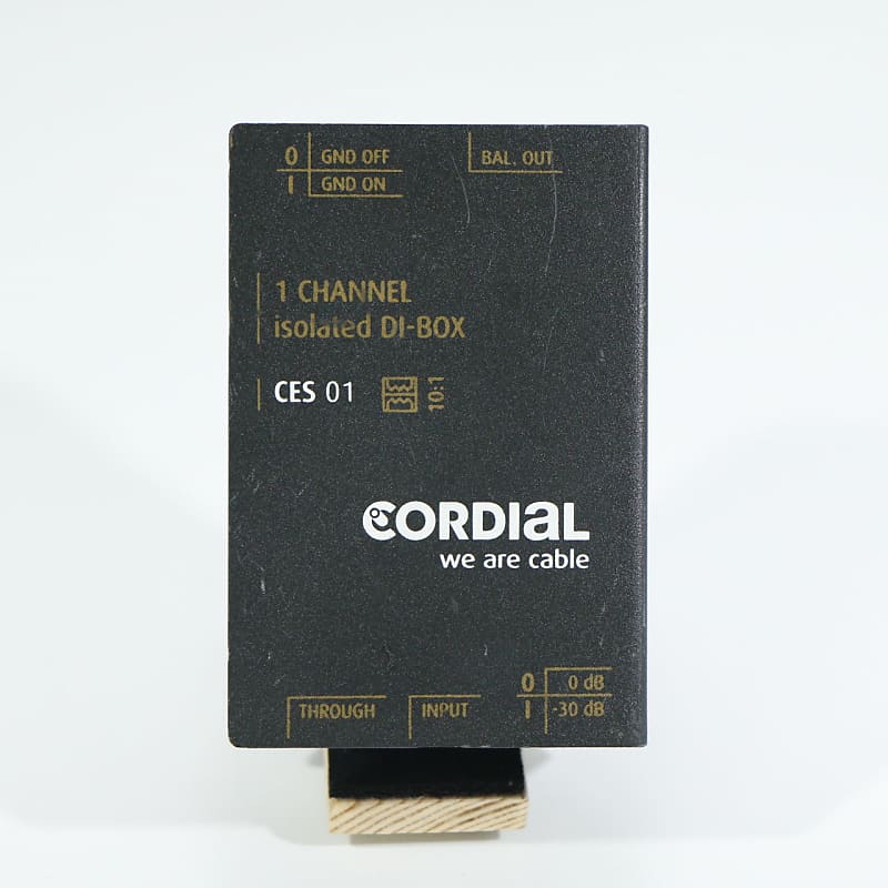 Cordial CES 01 1 Channel Isolated DI-box image 1