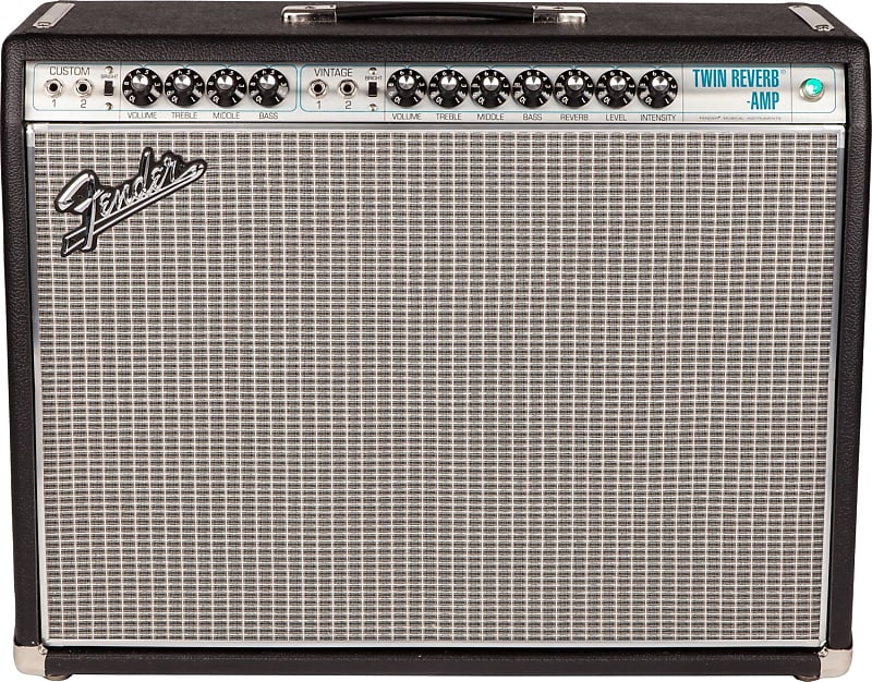 Fender '68 Custom Twin Reverb 85-Watt 2x12" Electric Guitar Tube Combo Amplifier image 1
