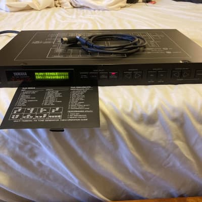 Yamaha TX81Z Rackmount FM Tone Generator 1987 - 1988 - Black Working!