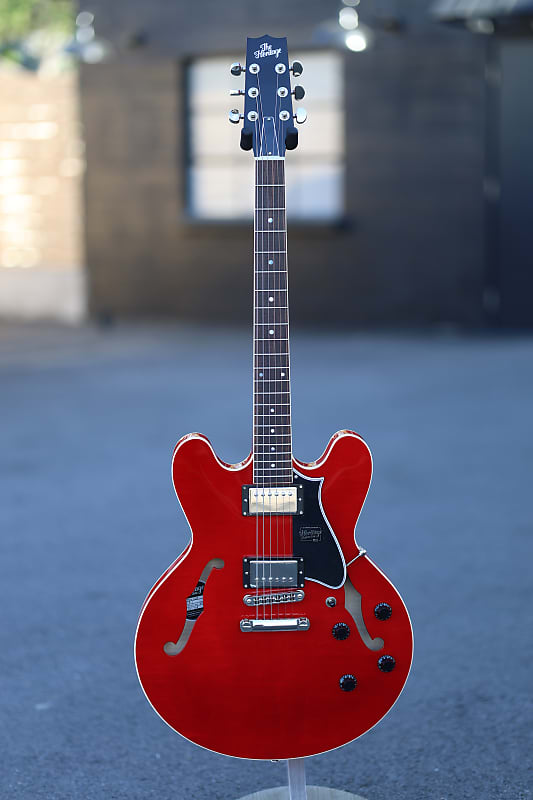 Mint Heritage Standard Series H-535 Semi-Hollow Electric Guitar Trans Cherry image 1