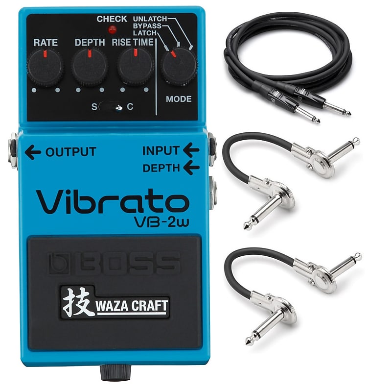 New Boss VB-2W Waza Craft Vibrato Guitar Effects Pedal image 1
