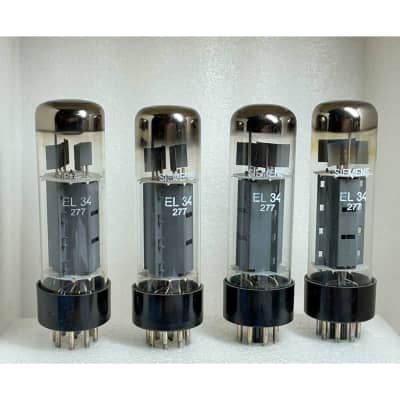 6CA7  EL34  （SIEMENS） EL34 Siemens 6CA7 NOS NIB Platinum Matched pair WELDED