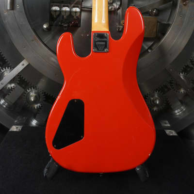 Charvel 2B Late 80s - Ferrari Red PJ Bass Guitar w/ Case image 9
