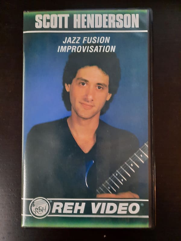 Scott Henderson Jazz Fusion Improvisation REH Instructional VHS video all  original with case