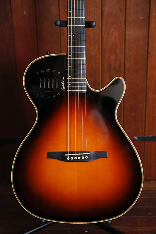 Godin Multiac Steel Duet Ambience Sunburst Acoustic-Electric Guitar Pre-Owned image 1