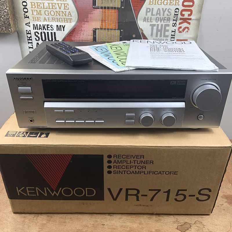 Kenwood VR715S AV Surround Sound Receiver with Original Box Reverb