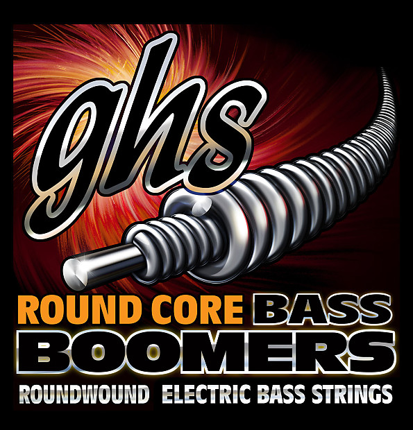 GHS Round Core Bass Boomers Universal Long Scale Medium Electric Bass Strings 45-105 image 1