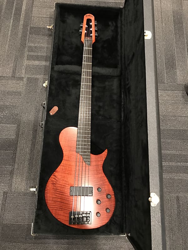 Bolin Bolin Steinberger NS 5 String Bass Red/Amber image 1