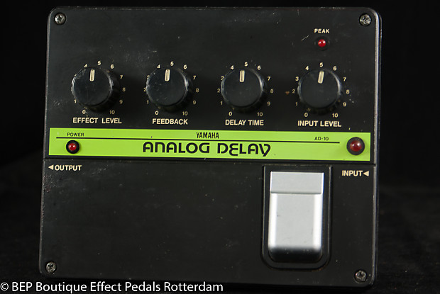 YAMAHA AD-10 ANALOG DELAY アナログ　ディレイ Rare 80s Yamaha AD-10 Analog Delay BBD Guitar Effect Pedal