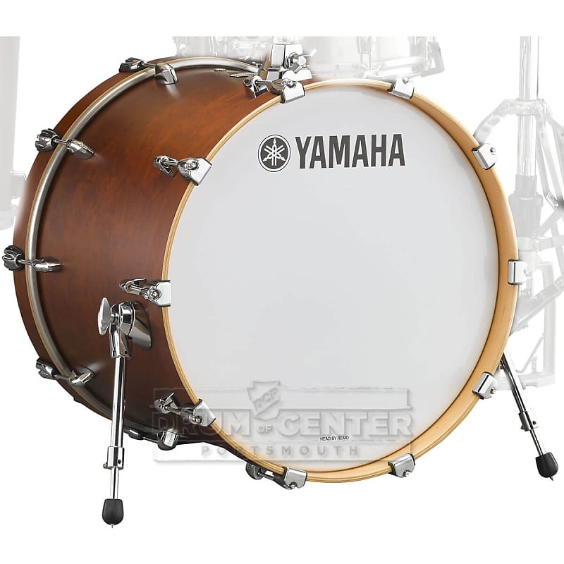 Yamaha Tour Custom Maple Bass Drum 22x16 Chocolate Satin image 1