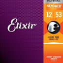Elixir 11052 Nanoweb 80/20 Bronze Light Acoustic Strings (12-53)