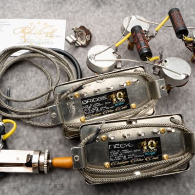 ReWind Electric - NOS Wire 1960 A2 PAF Set & NOS Centralab Pots Gibson Les Paul Wiring Harness image 3
