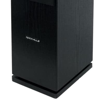 (1) Rockville RockTower 68B Black Home Audio Tower Speakers Passive 8 Ohm image 5