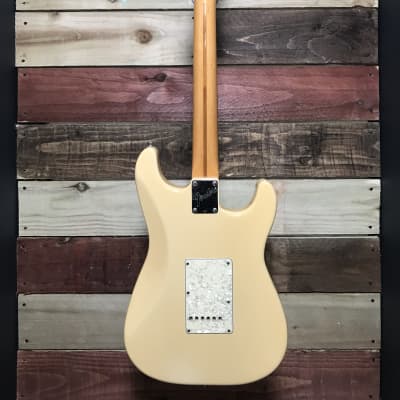 Fender American Standard Stratocaster Left-Handed RW Olympic White 1989 image 9