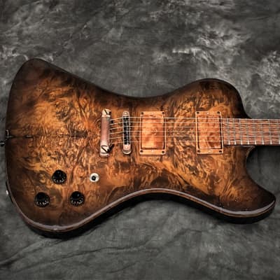 Phoenix Custom Guitar Cocoa burst/blk Artisan Handcrafted Black Diamond US image 10