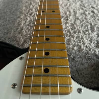 Fender Modern Player Telecaster Thinline Deluxe 2015 P90 Sunburst Rare Guitar image 8