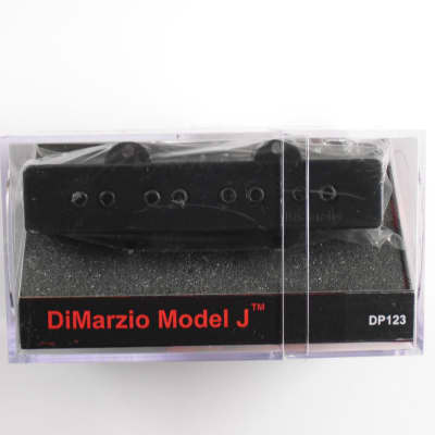 DiMarzio Model J Bass Bridge Black DP 123L Long (Slightly Wider in Width Size) image 1